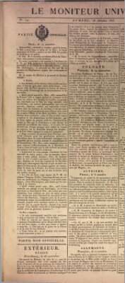 Le moniteur universel Dienstag 18. Oktober 1825