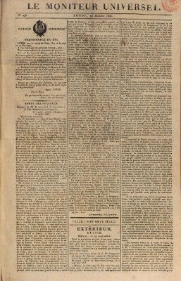 Le moniteur universel Donnerstag 20. Oktober 1825