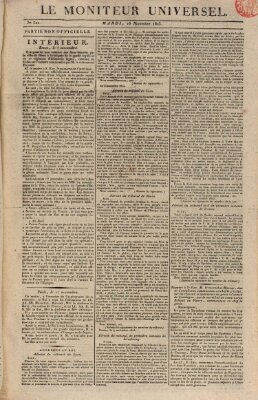 Le moniteur universel Freitag 18. November 1825