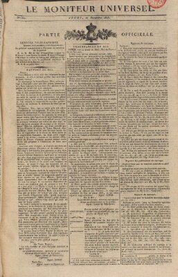 Le moniteur universel Sonntag 27. November 1825