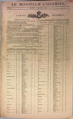 Le moniteur universel Sonntag 25. Dezember 1825