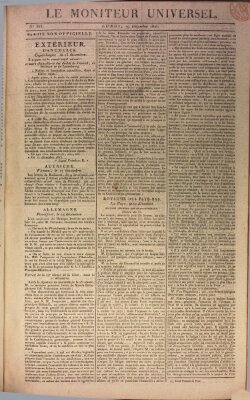 Le moniteur universel Donnerstag 29. Dezember 1825