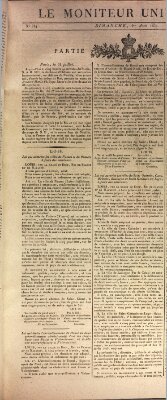 Le moniteur universel Sonntag 1. August 1824