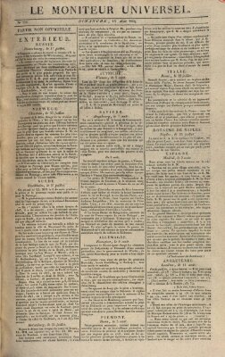 Le moniteur universel Sonntag 15. August 1824