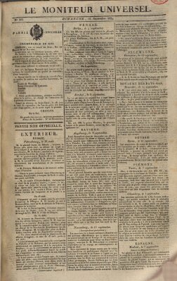 Le moniteur universel Sonntag 19. September 1824