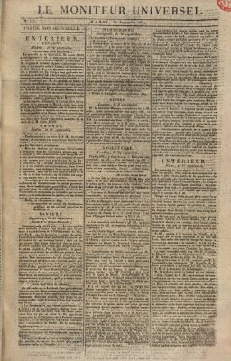 Le moniteur universel Dienstag 28. September 1824