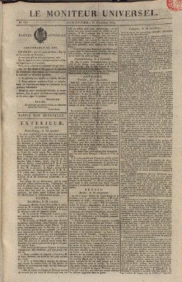 Le moniteur universel Sonntag 21. November 1824