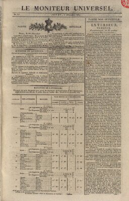 Le moniteur universel Donnerstag 2. Dezember 1824