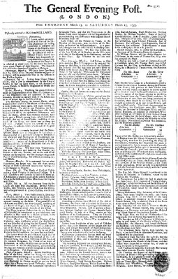 The general evening post Samstag 15. März 1755