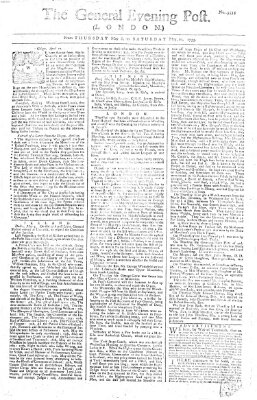 The general evening post Freitag 9. Mai 1755