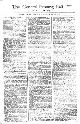 The general evening post Sonntag 25. Mai 1755