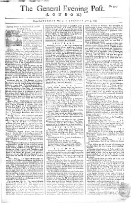 The general evening post Sonntag 1. Juni 1755