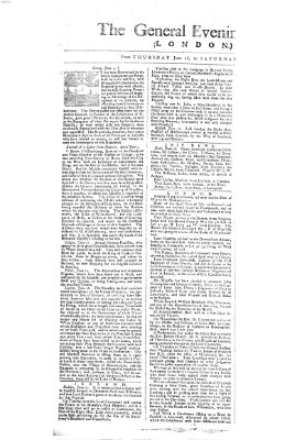 The general evening post Freitag 27. Juni 1755