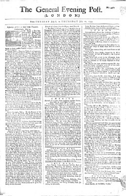 The general evening post Mittwoch 9. Juli 1755