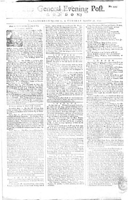 The general evening post Montag 29. September 1755