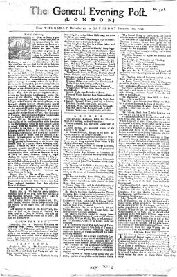 The general evening post Freitag 21. November 1755