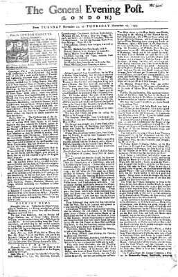 The general evening post Dienstag 25. November 1755