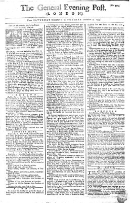 The general evening post Montag 8. Dezember 1755