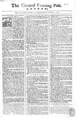 The general evening post Dienstag 9. Dezember 1755