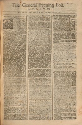 The general evening post Samstag 15. Mai 1756