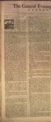 The general evening post Dienstag 12. Oktober 1756