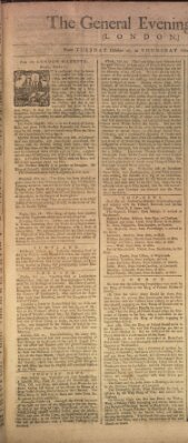 The general evening post Dienstag 26. Oktober 1756