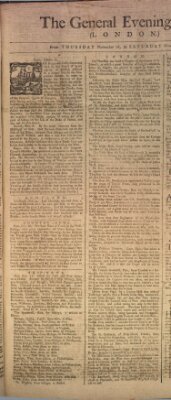 The general evening post Donnerstag 18. November 1756