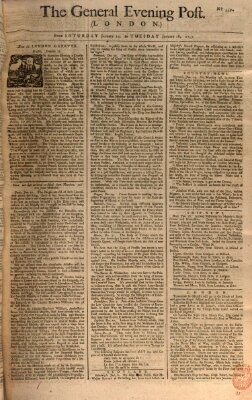 The general evening post Samstag 15. Januar 1757