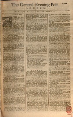 The general evening post Samstag 29. Januar 1757