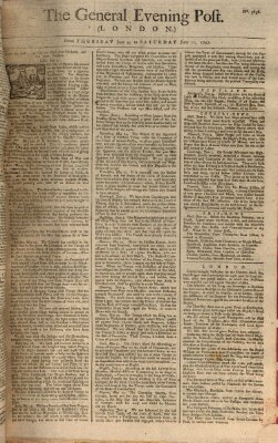 The general evening post Samstag 11. Juni 1757