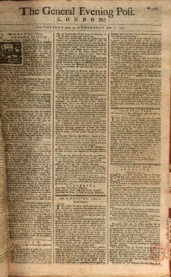 The general evening post Dienstag 14. Juni 1757