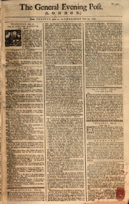 The general evening post Mittwoch 22. Juni 1757