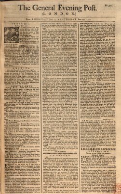 The general evening post Samstag 25. Juni 1757