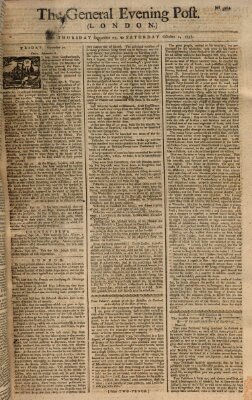 The general evening post Freitag 30. September 1757