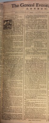 The general evening post Dienstag 10. Januar 1758