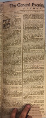 The general evening post Dienstag 17. Januar 1758