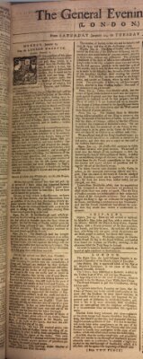 The general evening post Dienstag 24. Januar 1758