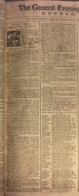 The general evening post Dienstag 31. Januar 1758