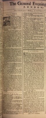 The general evening post Freitag 10. Februar 1758