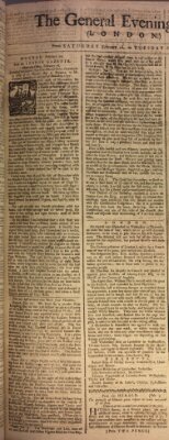 The general evening post Sonntag 19. Februar 1758