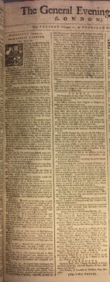 The general evening post Mittwoch 22. Februar 1758