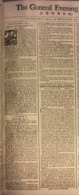 The general evening post Dienstag 11. April 1758