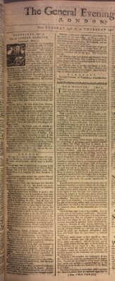 The general evening post Dienstag 18. April 1758