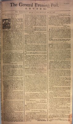 The general evening post Donnerstag 27. April 1758