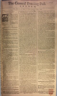 The general evening post Dienstag 2. Mai 1758