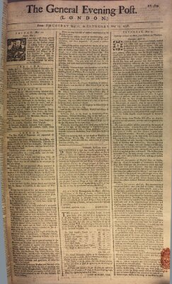 The general evening post Donnerstag 11. Mai 1758