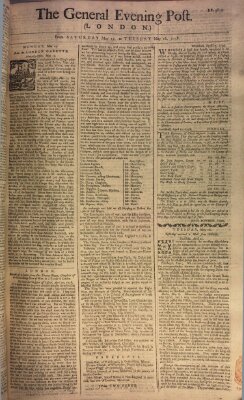 The general evening post Dienstag 16. Mai 1758