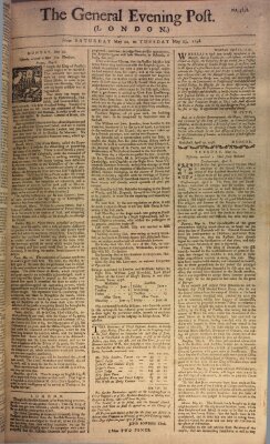 The general evening post Montag 22. Mai 1758