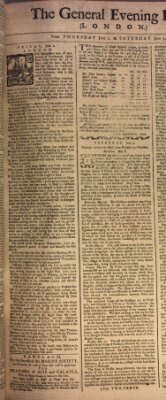 The general evening post Freitag 2. Juni 1758