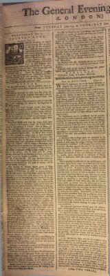 The general evening post Donnerstag 15. Juni 1758